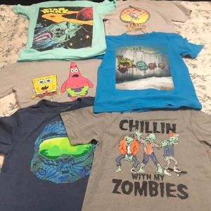 Bundle T-Shirt Kids Youth Size XL 6 Shirts